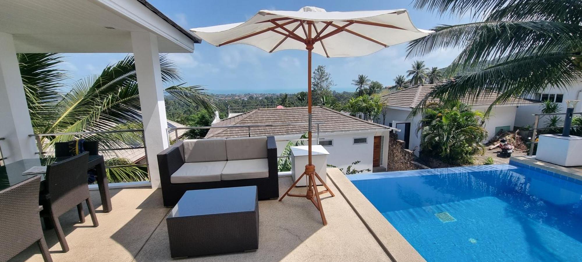 Villa Paradise, Pool And Sea View Чавенг Экстерьер фото
