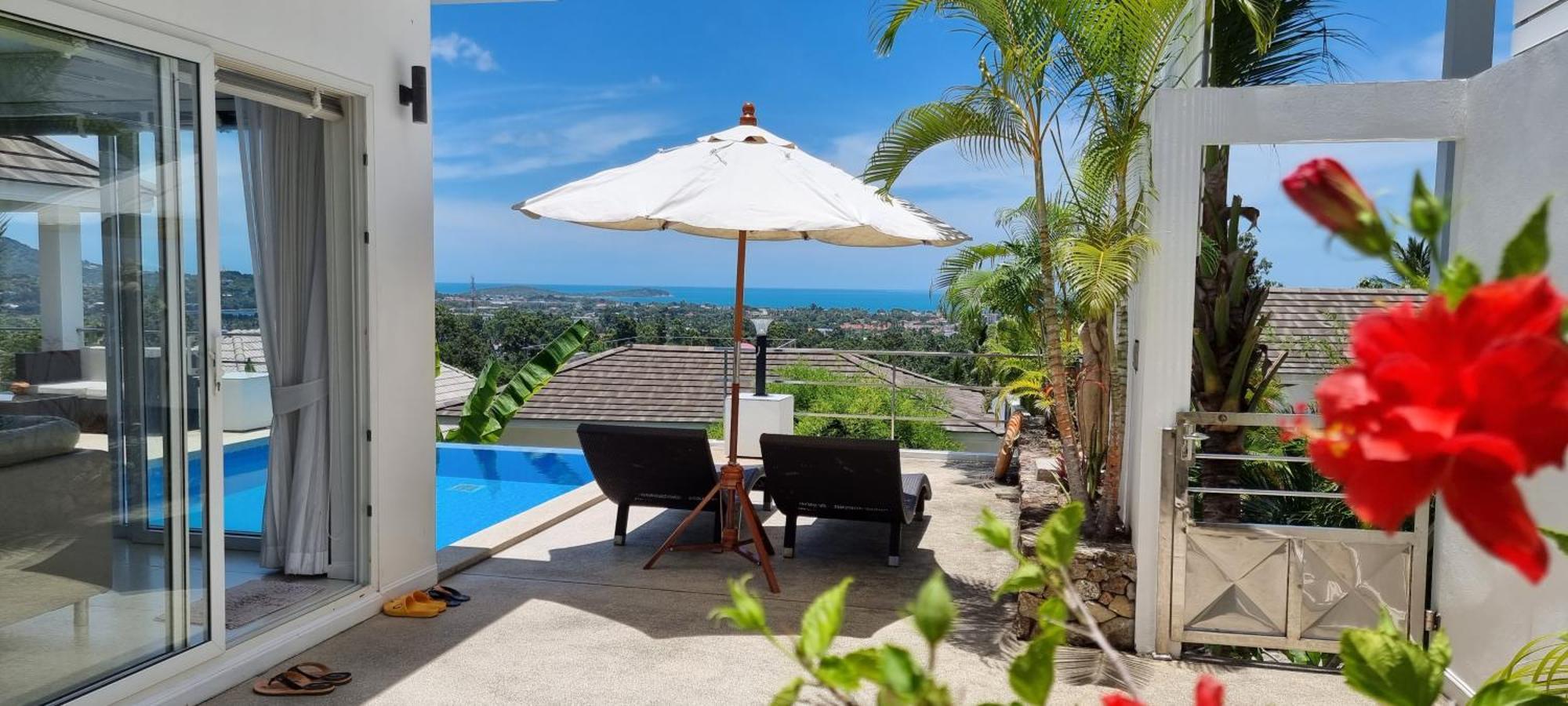 Villa Paradise, Pool And Sea View Чавенг Экстерьер фото