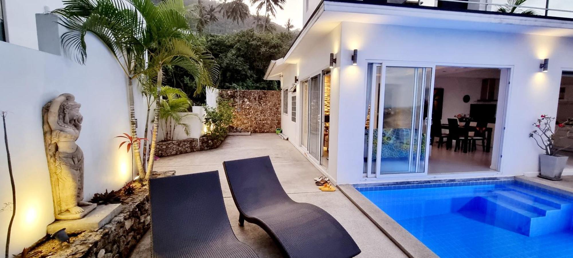 Villa Paradise, Pool And Sea View Чавенг Экстерьер фото